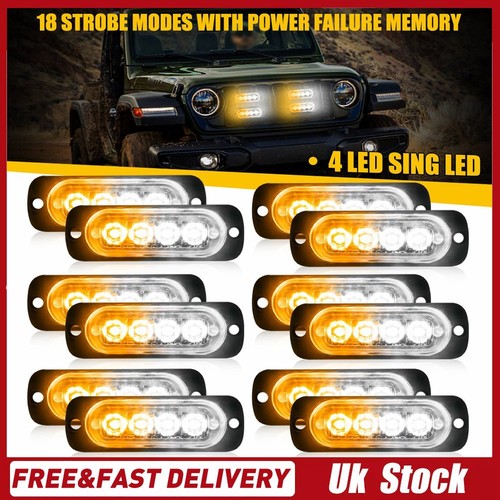 12x 4led strobe flashing - strobe,