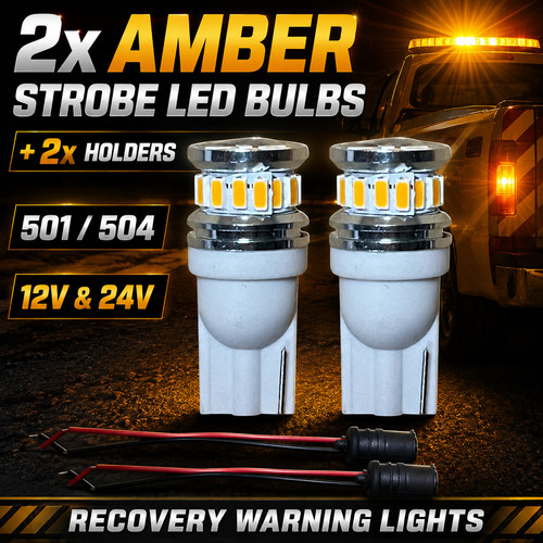 Amber 12v 24v strobe - 2,