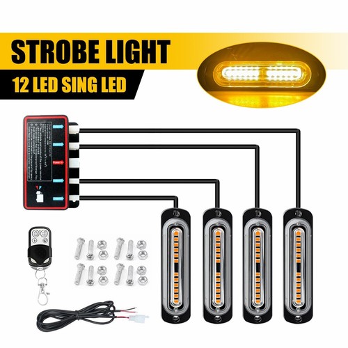 24v cob led amber emergency - cob,